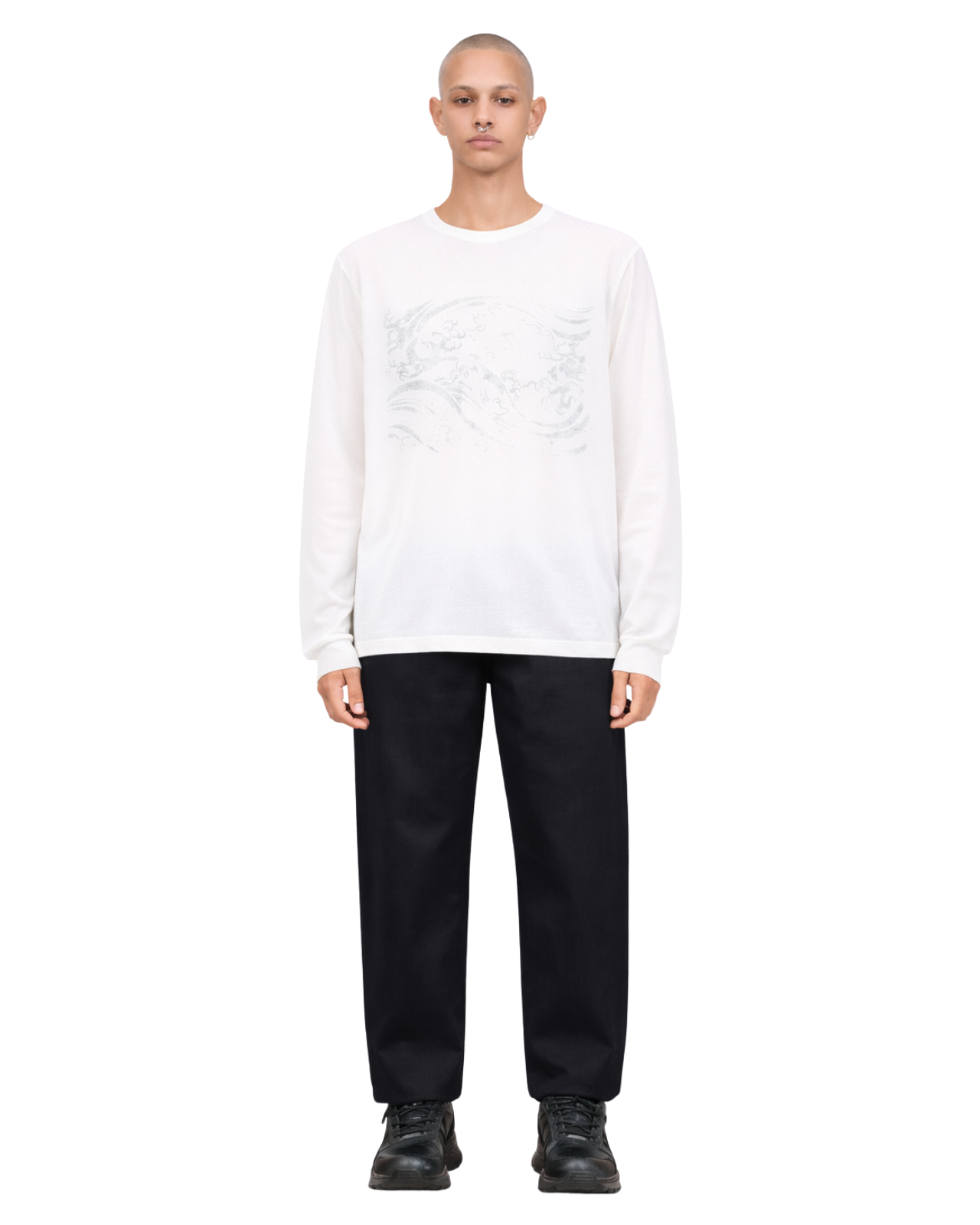 Our Legacy Box Longsleeve T-shirt in Fleeting Breeze Print