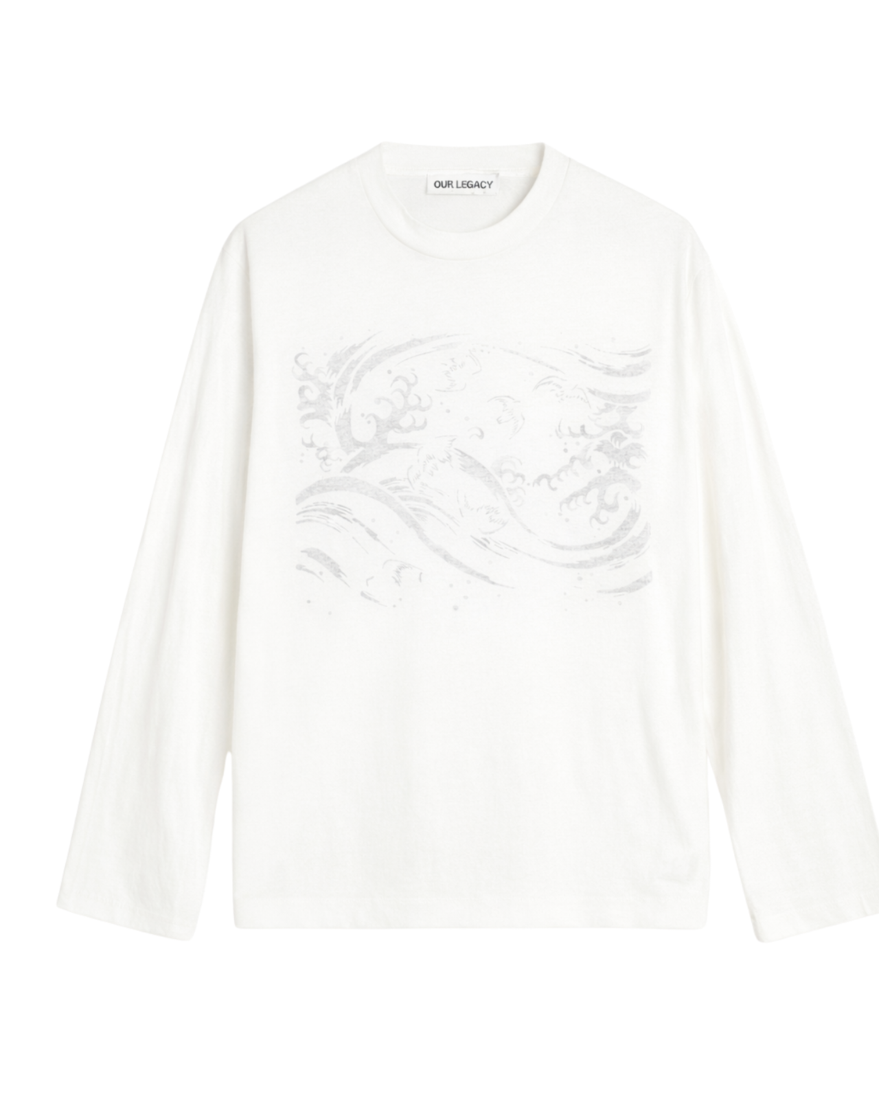 Our Legacy Box Longsleeve T-shirt in Fleeting Breeze Print