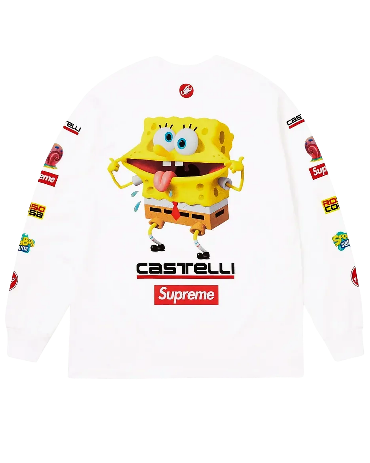 Supreme x Spongebob Squarepants x Castelli Long-Sleeve Tee