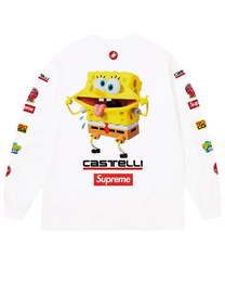 Supreme x Spongebob Squarepants x Castelli Long-Sleeve Tee